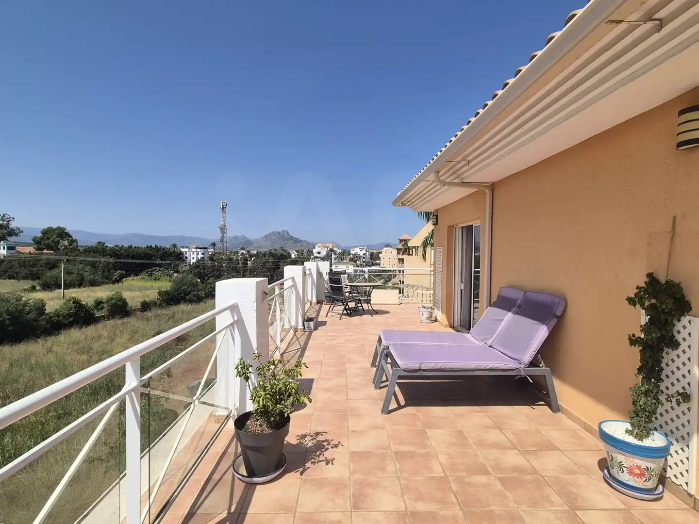 Terrace of Flat for sale in Dénia  with Air Conditioner, Heating and Terrace