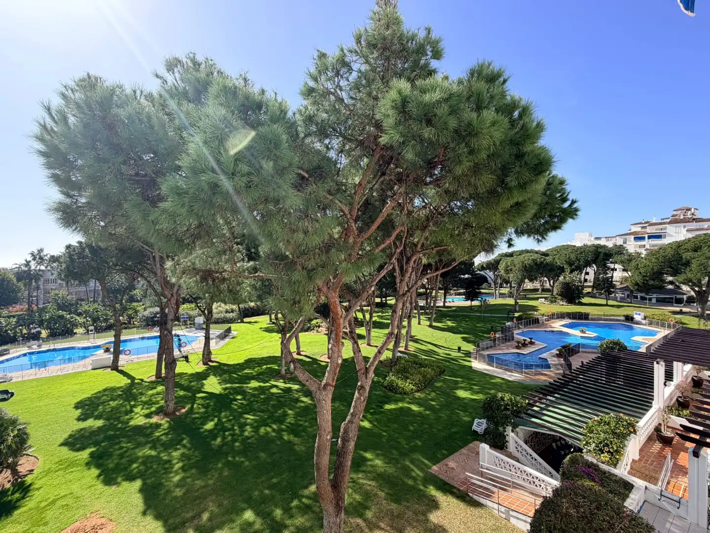 Garden of Flat for rent in Marbella  with Air Conditioner, Terrace and Storage room