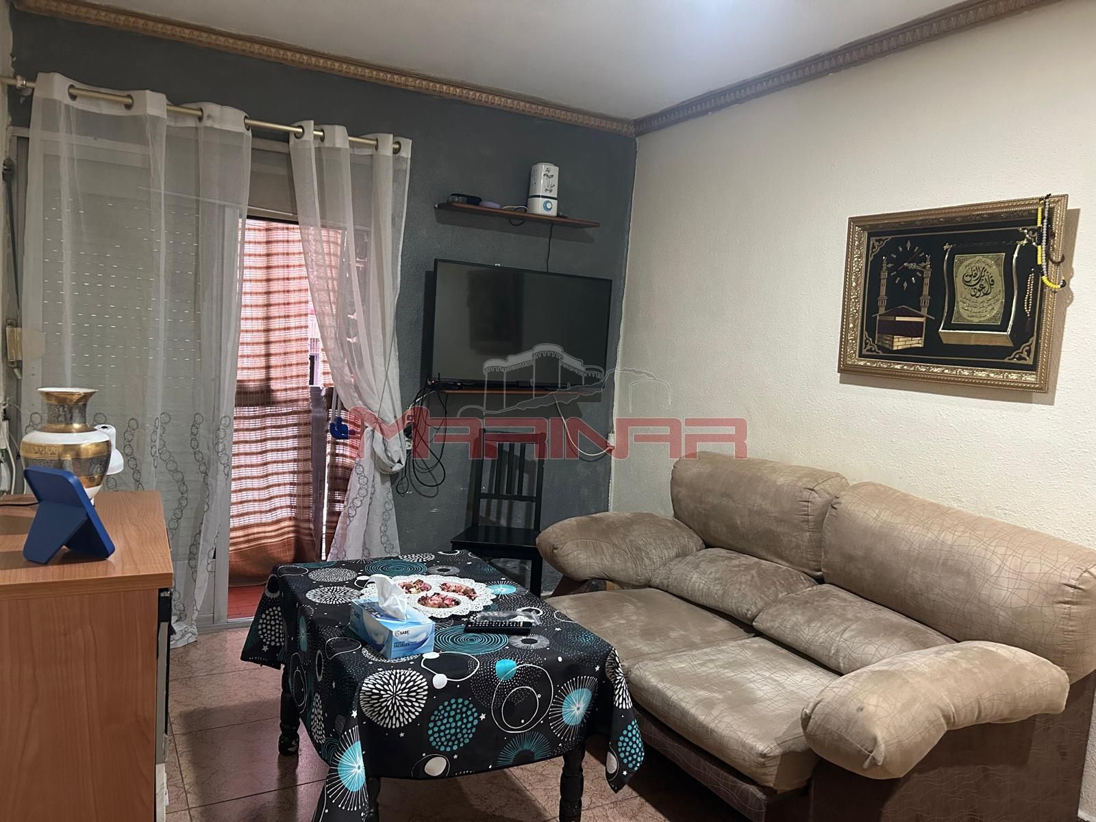 Sala de estar de Piso de alquiler en  Madrid Capital con Terraza y Balcón