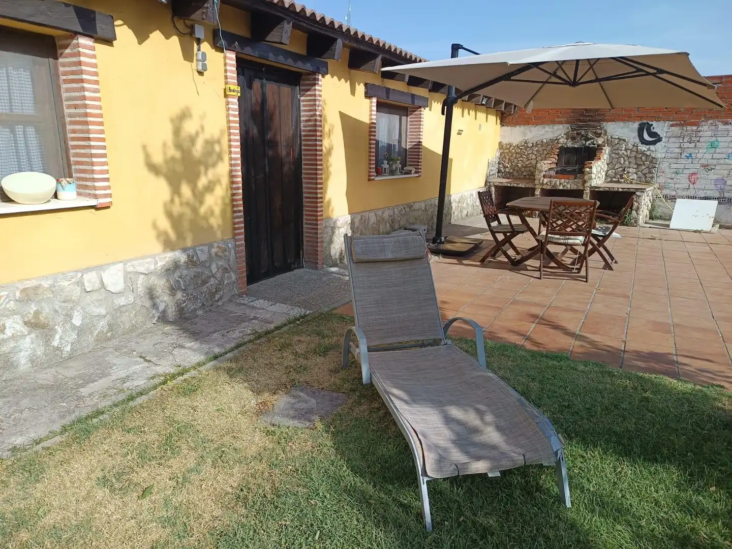 Terraza de Casa o chalet en venta en La Pedraja de Portillo  con Calefacción, Jardín privado y Piscina