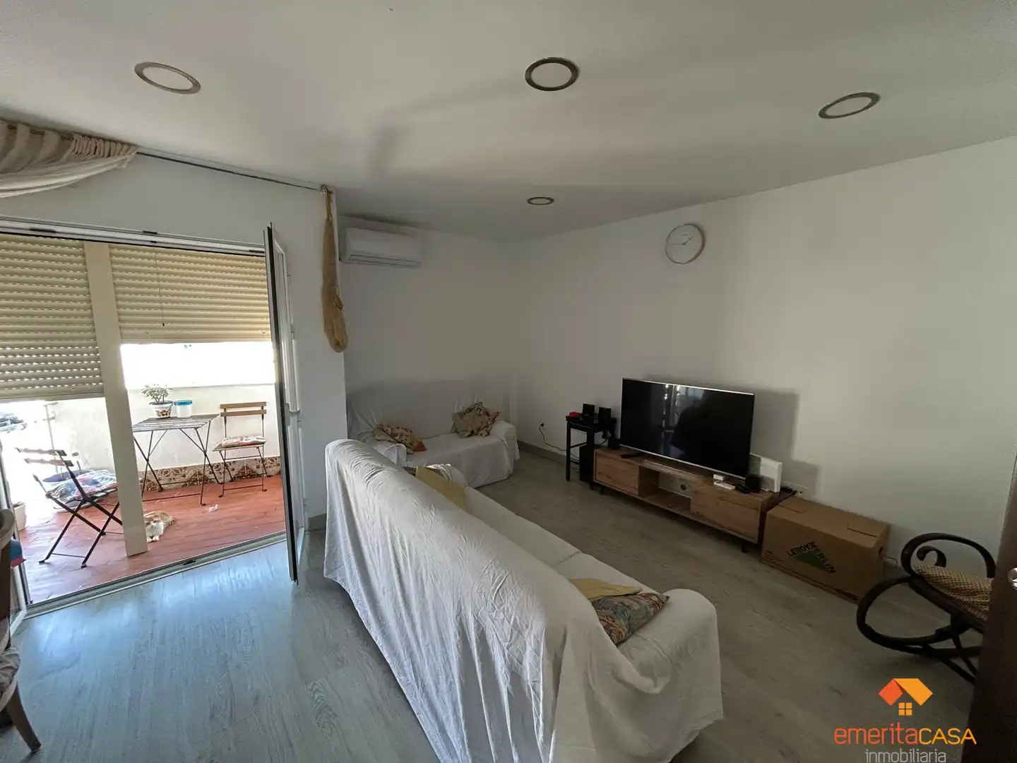Living room of Flat for rent in Mérida  with Air Conditioner, Furnished and Balcony