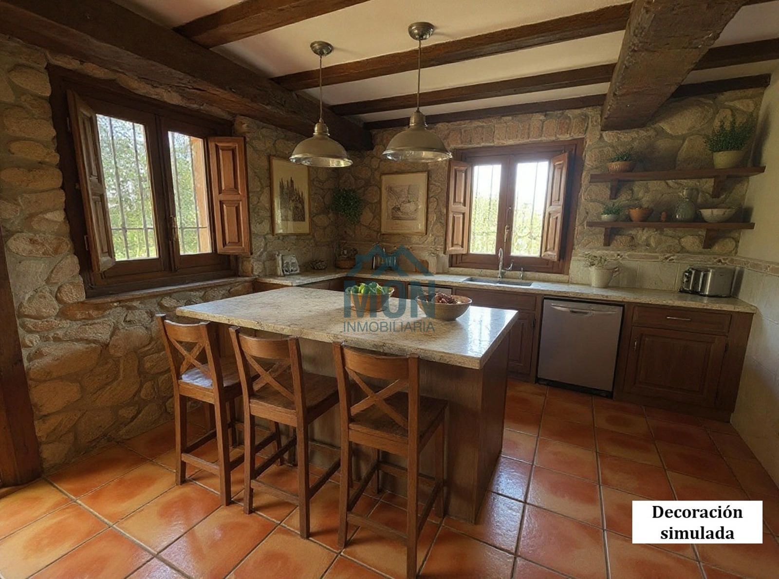 Cuina de Casa o xalet en venda en Castellón de la Plana / Castelló de la Plana amb Jardí privat, Terrassa i Traster