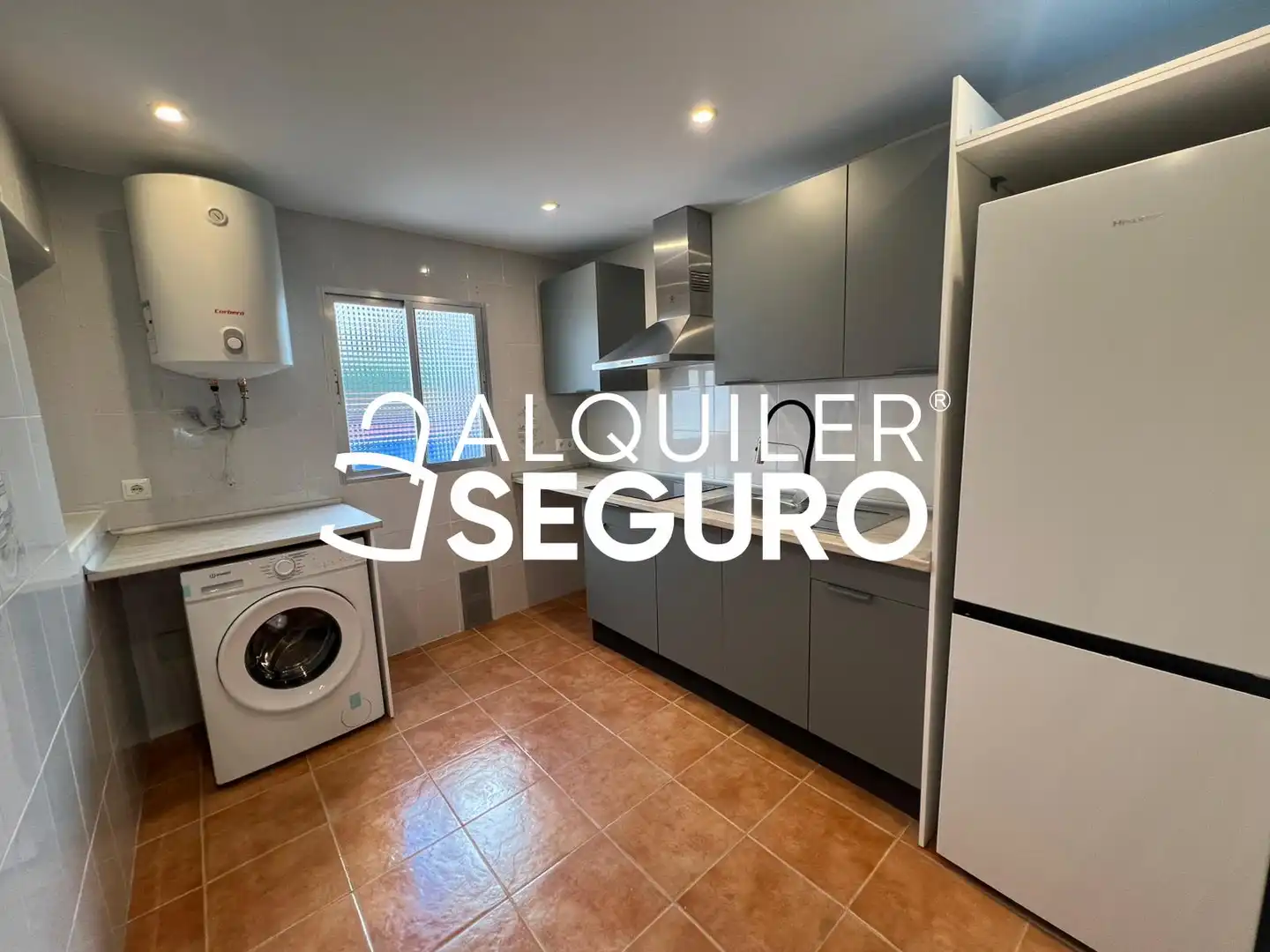 Küche von Wohnung zur Miete in Alcobendas mit Klimaanlage, Heizung und Terrasse