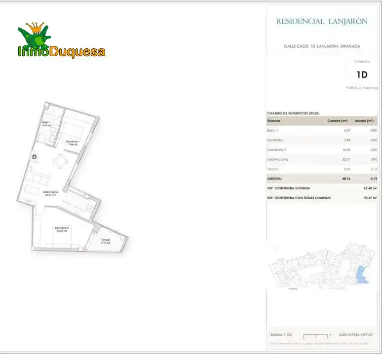 Appartamento con terrazza in vendita a Lanjarón