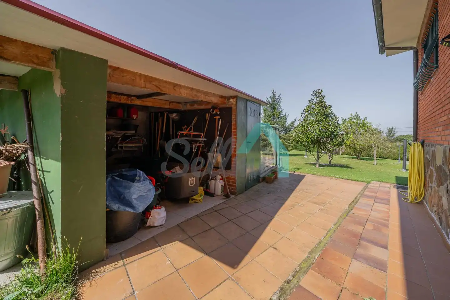 Jardí de Casa o xalet en venda en Oviedo  amb Calefacció, Jardí privat i Parquet