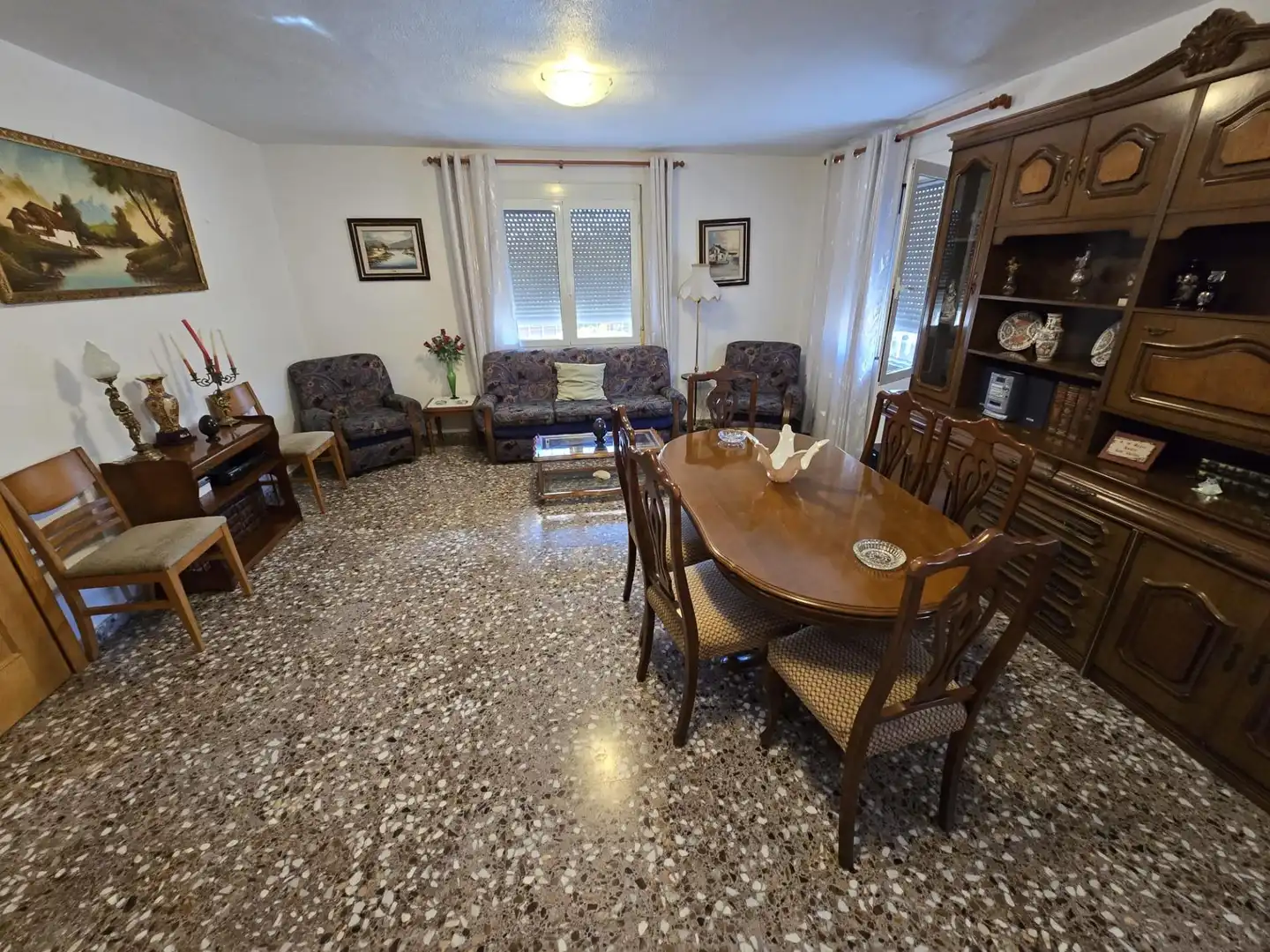 Dining room of Houses for sale in San Vicente del Raspeig / Sant Vicent del Raspeig  with Air Conditioner, Private garden and Terrace
