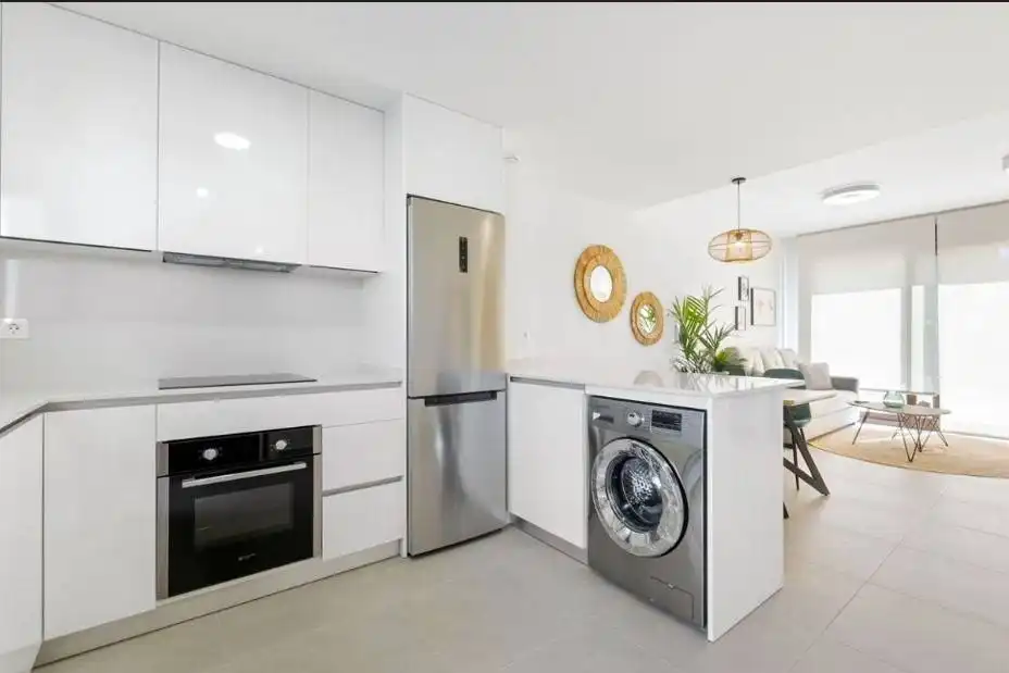 Cocina de Apartamento en venta en San Pedro del Pinatar con Aire acondicionado, Calefacción y Jardín privado