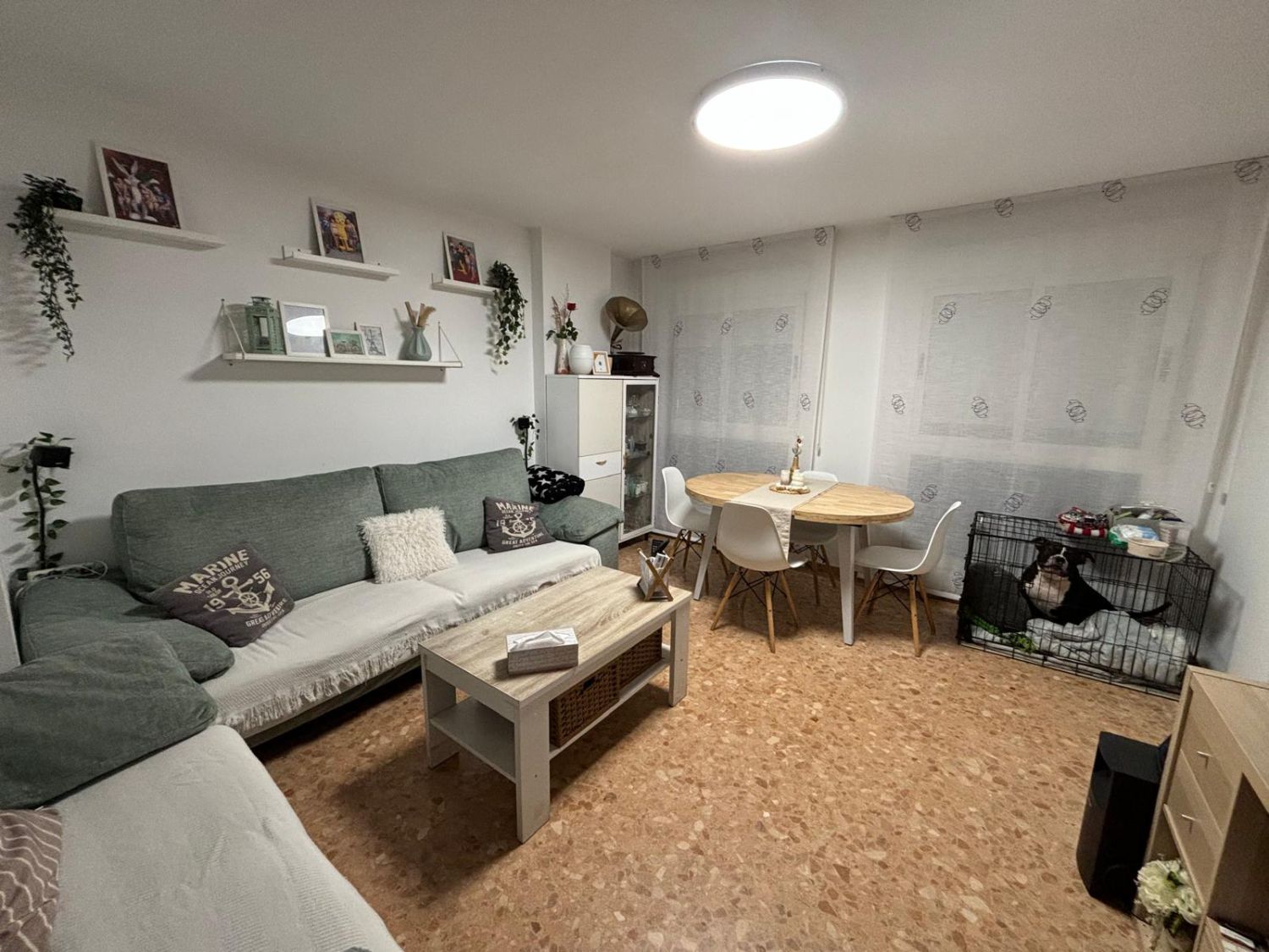 Living room of Flat for sale in Burriana / Borriana  with Storage room and Balcony