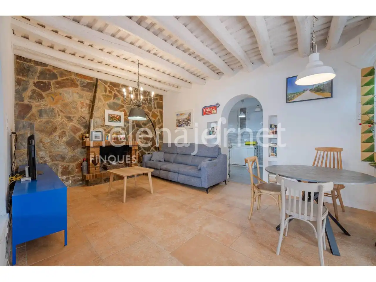 Sala de estar de Casa o chalet en venta en Tossa de Mar con Aire acondicionado, Calefacción y Jardín privado