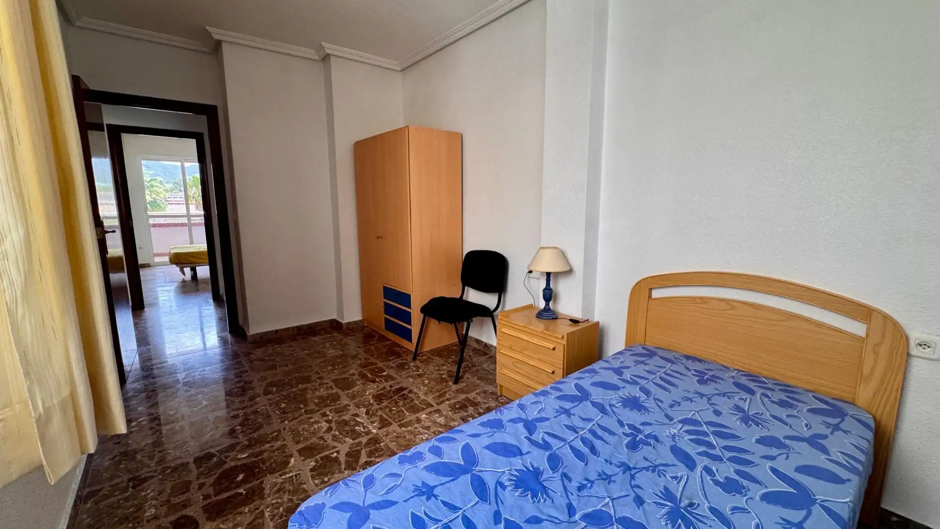 Habitación de Piso de alquiler en Murcia con Aire acondicionado, Terraza y Amueblado