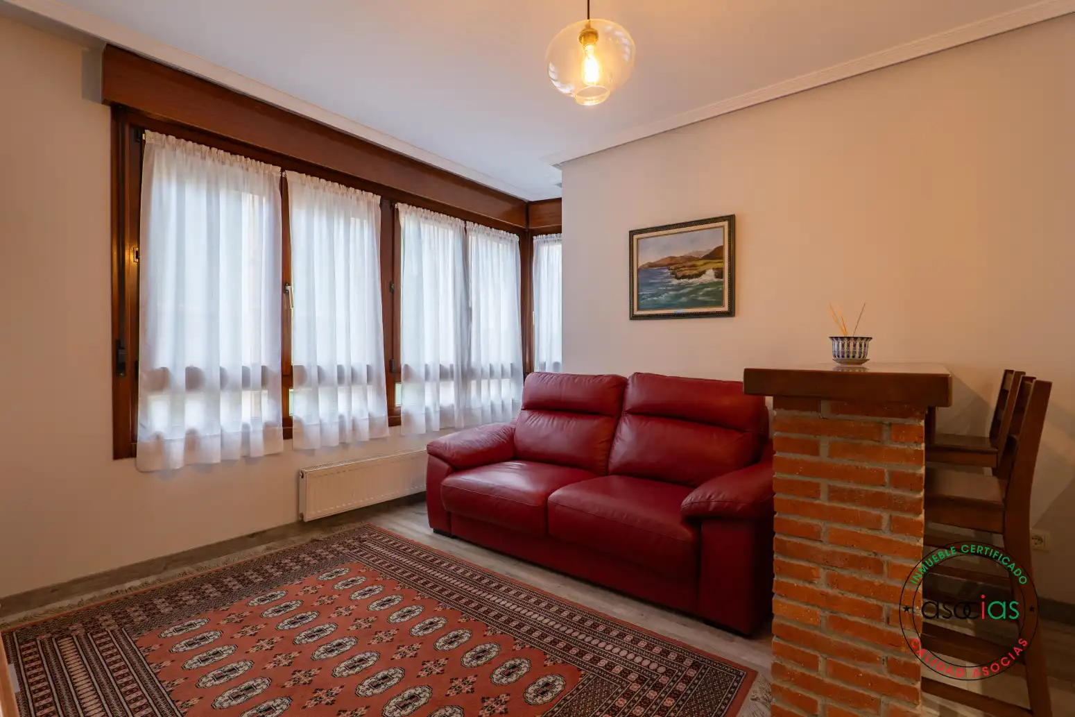 Living room of Flat for sale in Gijón   with Heating and Storage room