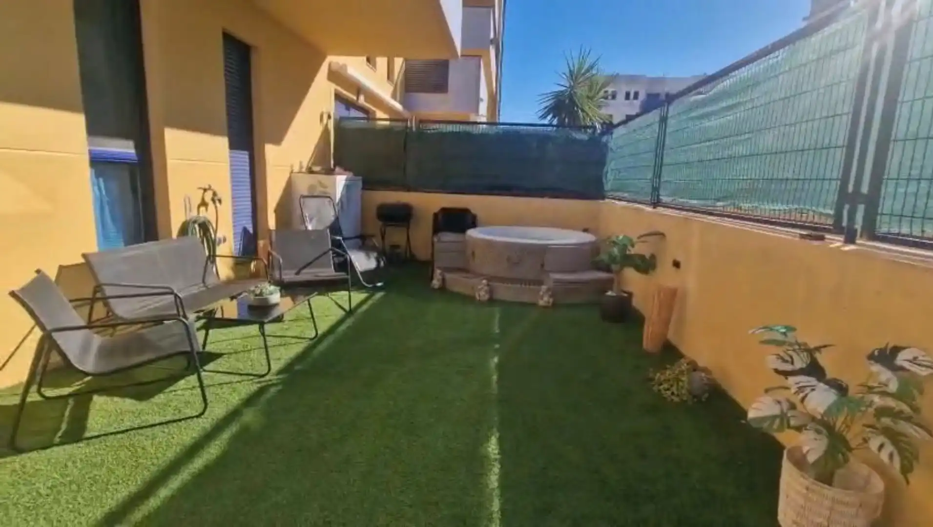 Terraza de Casa adosada de alquiler en Bellreguard con Aire acondicionado, Amueblado y Horno