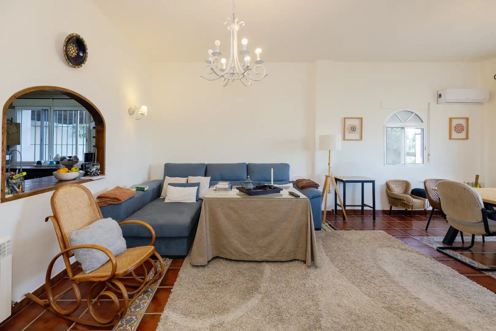 Sala de estar de Finca rústica en venta en Colmenar con Aire acondicionado, Calefacción y Jardín privado