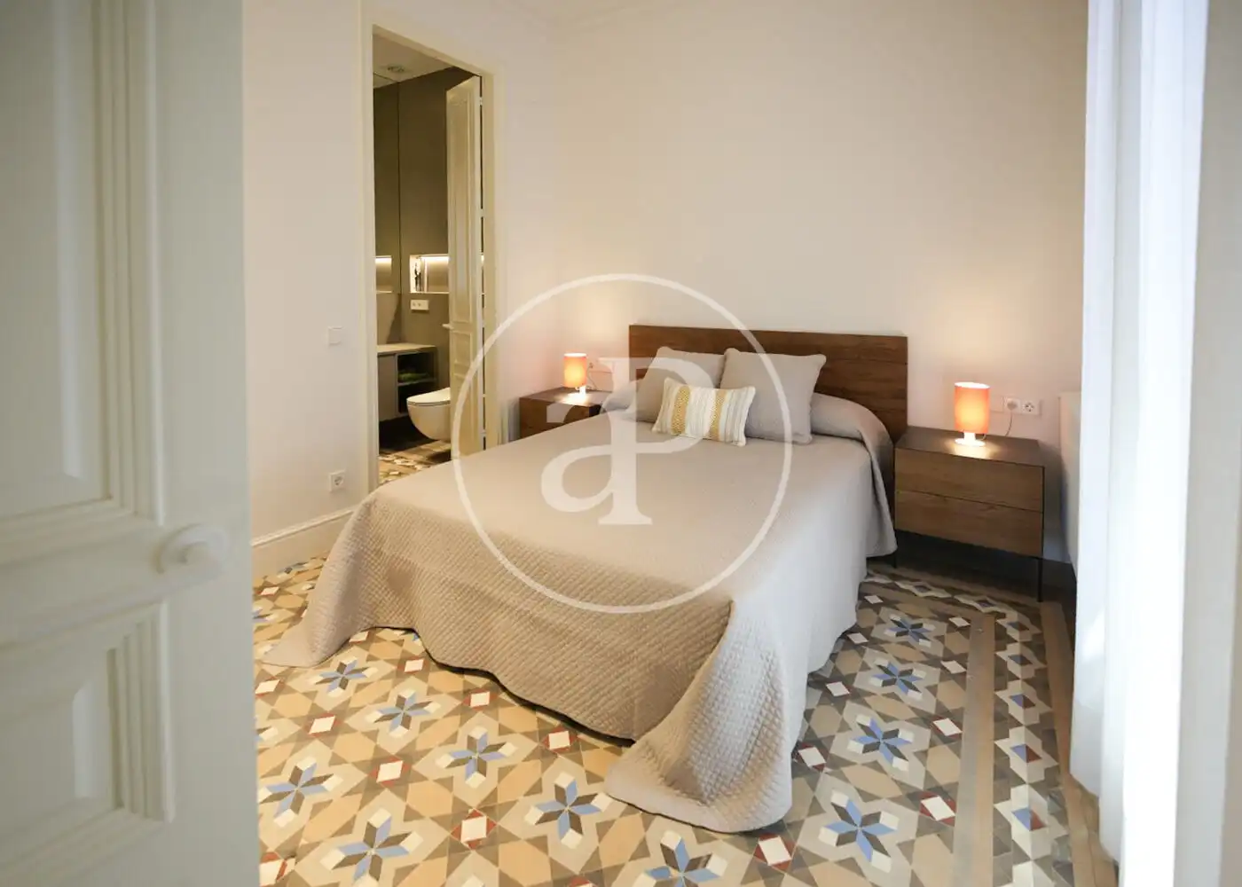 Habitación de Piso de alquiler en Barcelona con Aire acondicionado, Calefacción y Amueblado