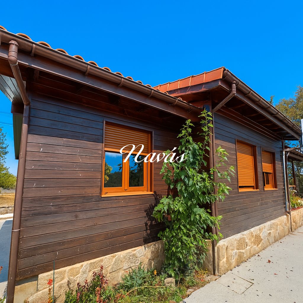 Vista exterior de Casa o chalet en venta en San Cibrao das Viñas con Calefacción, Jardín privado y Parquet