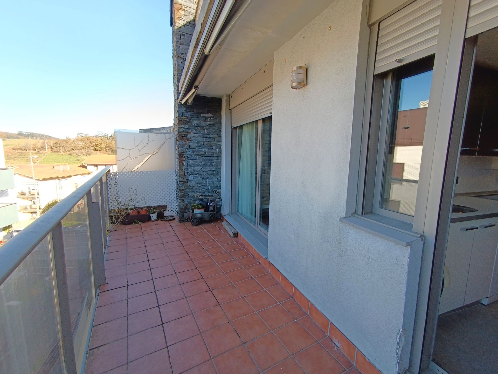 Balcony of Flat for sale in Urduliz  with Heating, Terrace and Storage room