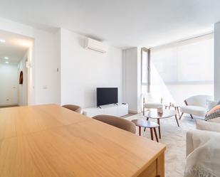 Living room of Flat to rent in  Madrid Capital  with Air Conditioner, Heating and Parquet flooring