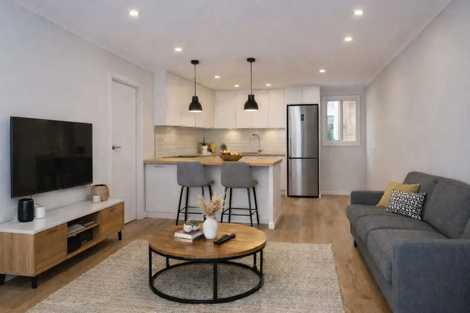 Sala de estar de Piso en venta en Santander