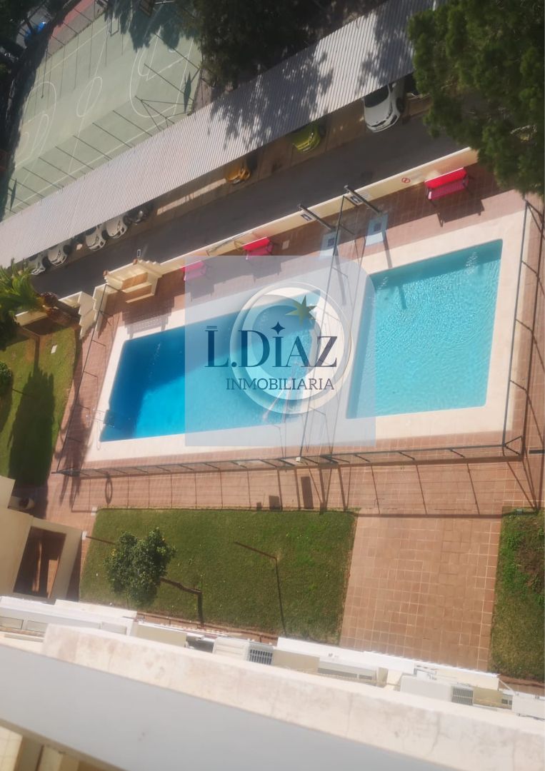 Swimming pool of Flat for sale in Málaga Capital  with Heating, Terrace and Furnished