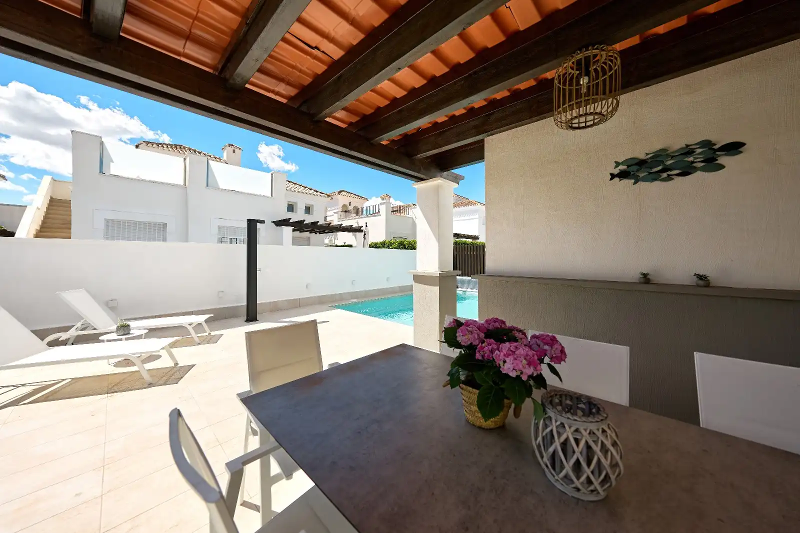 Vista exterior de Casa o chalet en venta en Torre-Pacheco con Aire acondicionado, Calefacción y Jardín privado