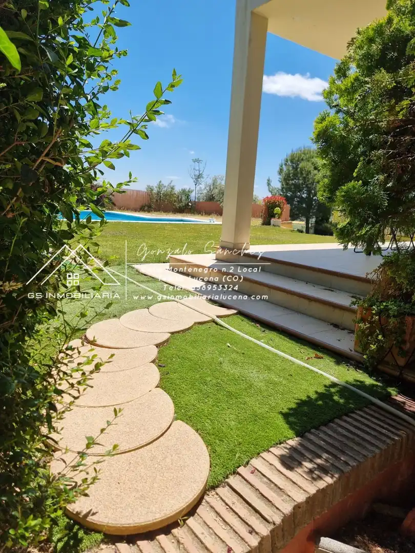 Garten von Country house zur Miete in Lucena mit Klimaanlage, Schwimmbad und Möbliert