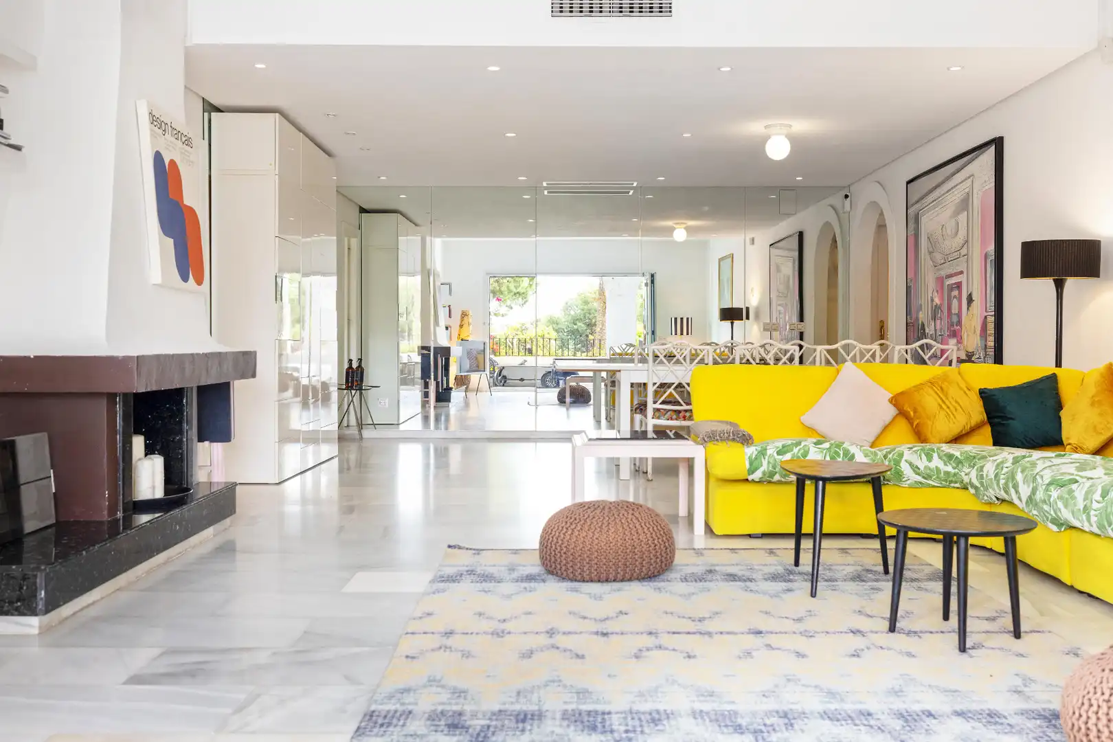 Sala de estar de Piso en venta en Marbella con Aire acondicionado, Calefacción y Terraza