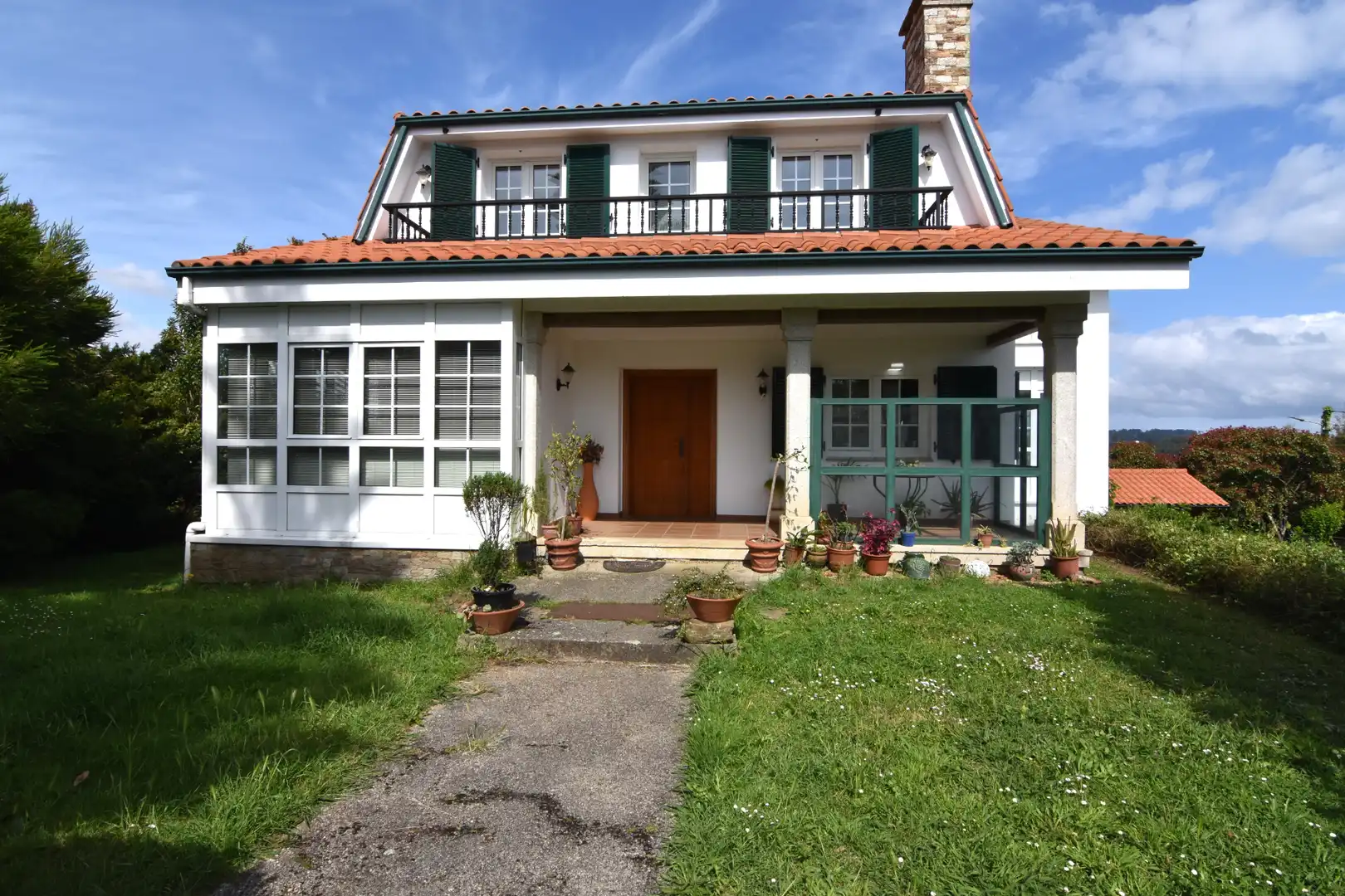 Exterior view of Houses for sale in Sada (A Coruña)  with Heating, Private garden and Parquet flooring