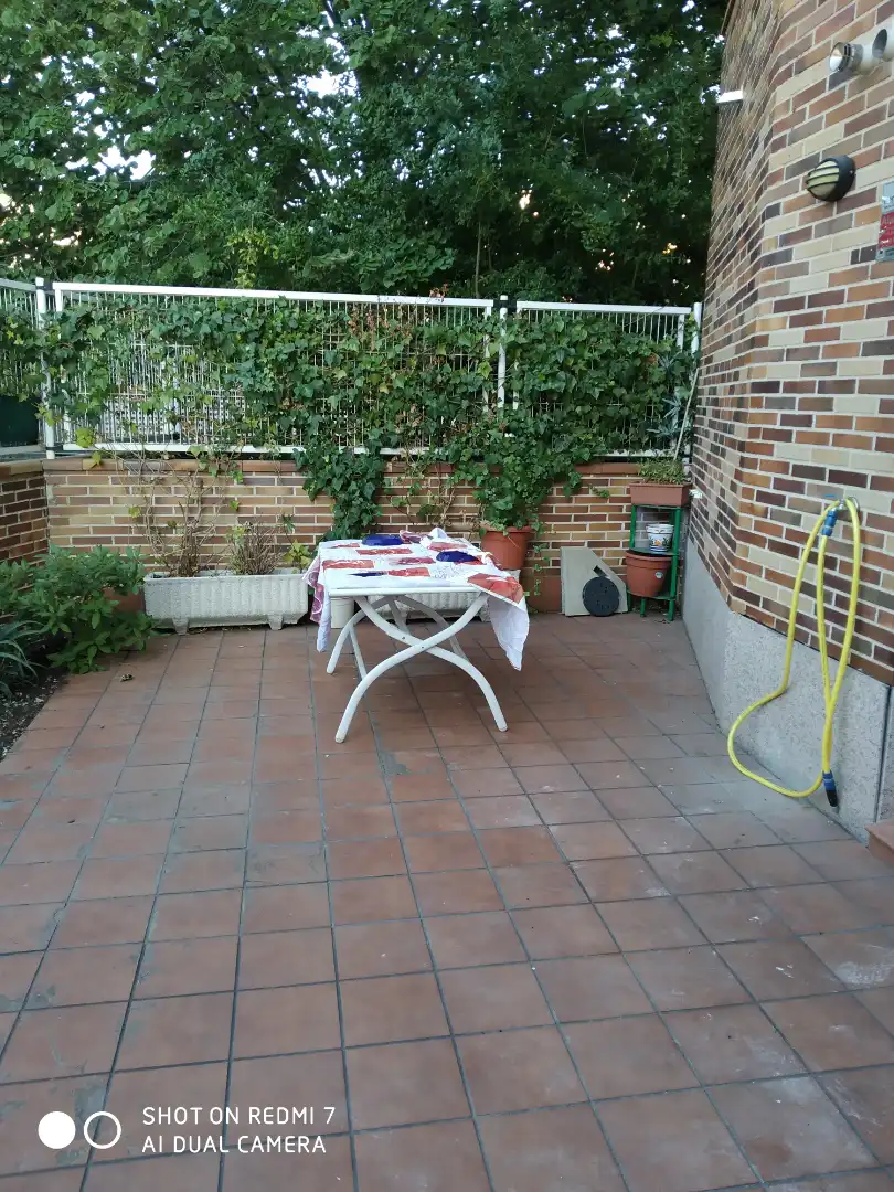 Terrassa de Estudi de lloguer en Pozuelo de Alarcón amb Calefacció, Jardí privat i Parquet