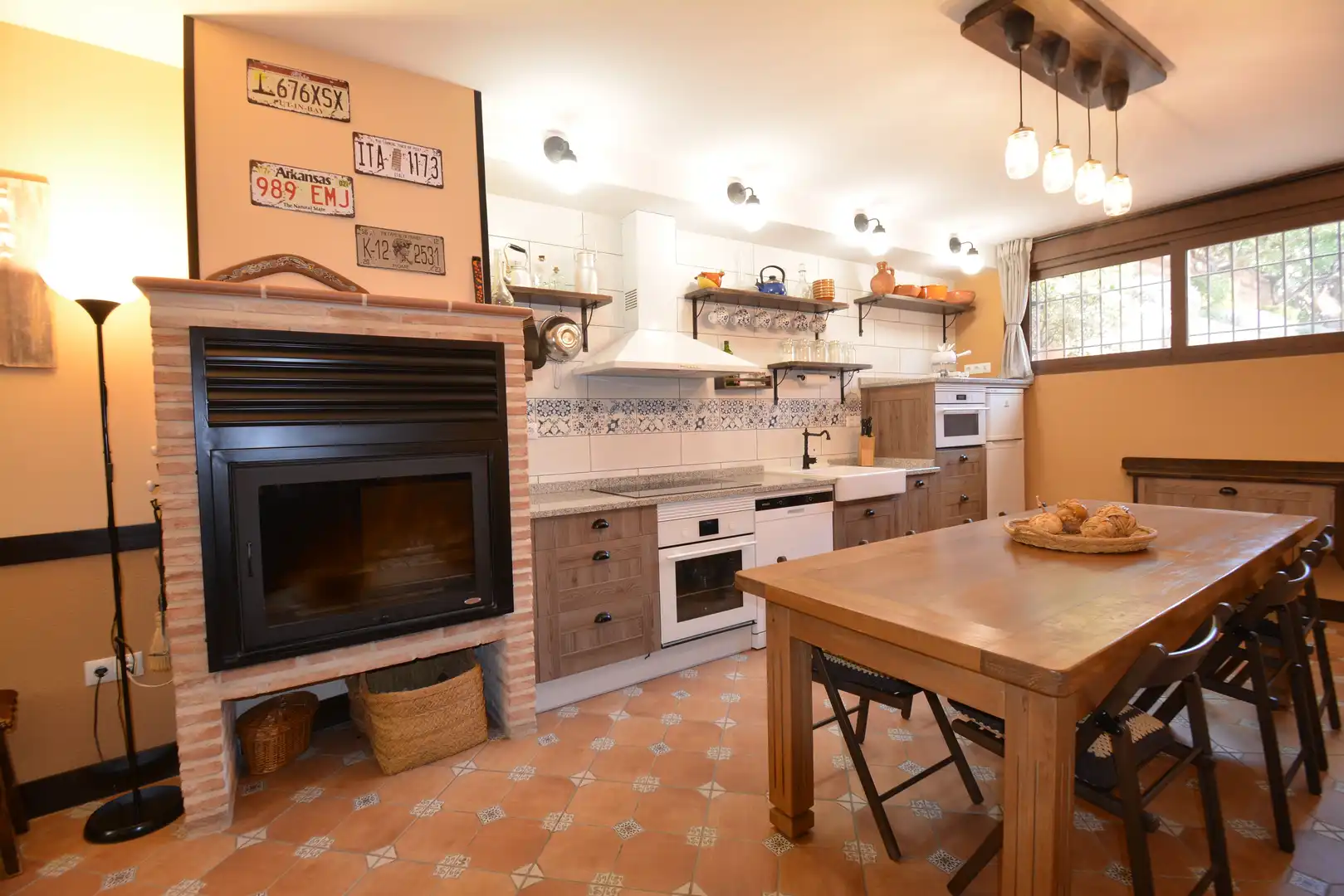 Küche von Country house zum Verkauf in Robledillo de Mohernando mit Klimaanlage, Privatgarten und Terrasse