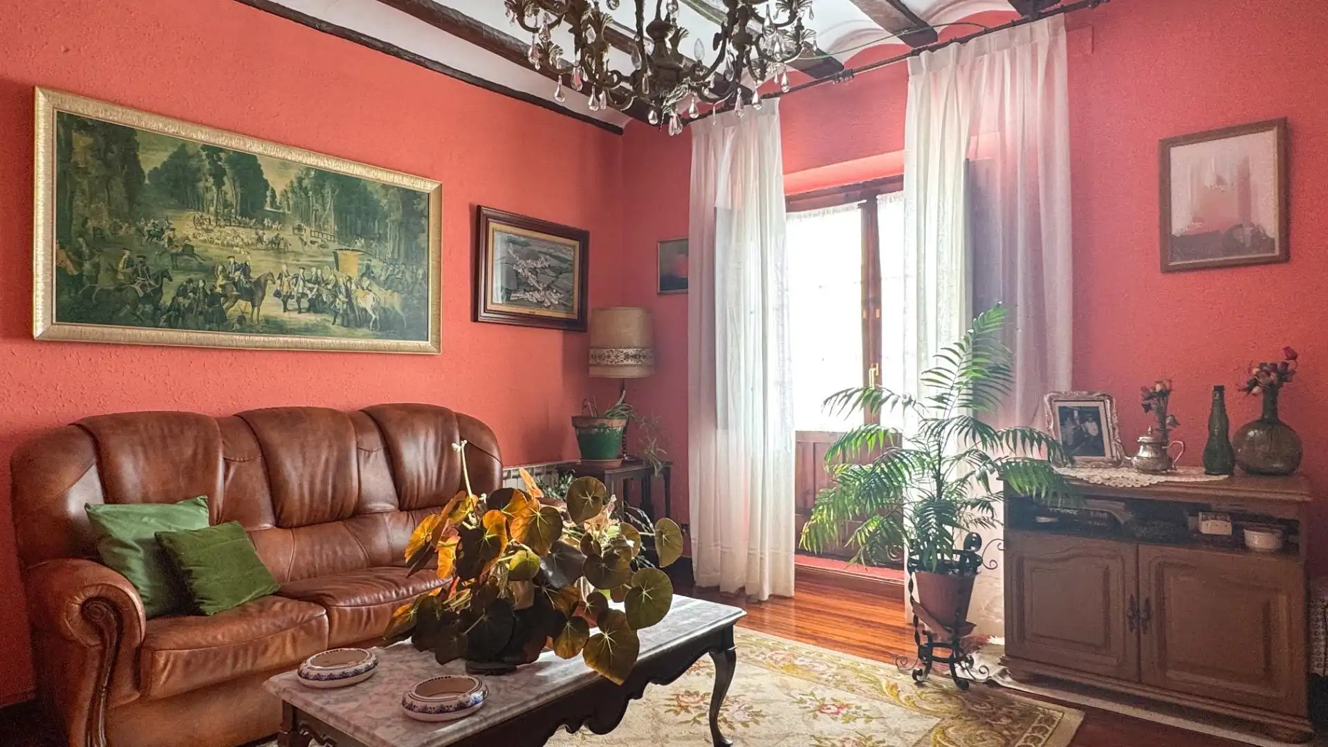 Sala de estar de Finca rústica en venta en Baños de Rioja con Calefacción, Jardín privado y Terraza