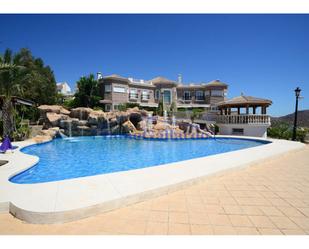 Swimming pool of House or chalet for sale in Málaga Capital  with Air Conditioner, Terrace and Swimming Pool