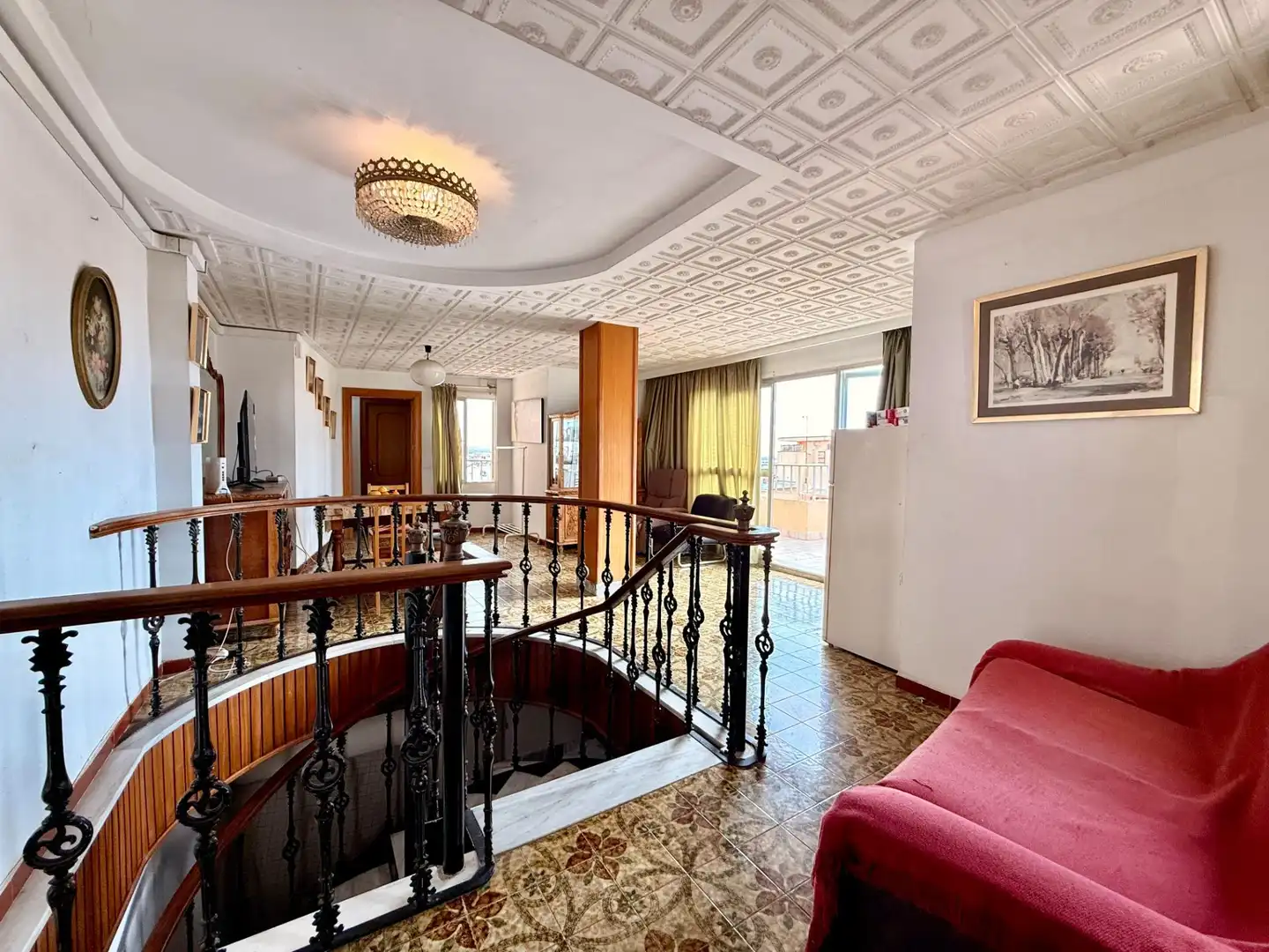 Sala d'estar de Àtic en venda en  Palma de Mallorca amb Terrassa i Balcó
