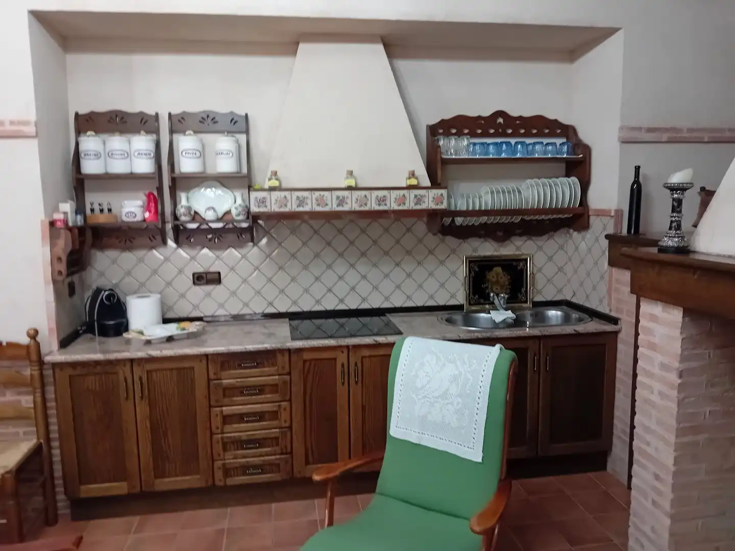 Cuina de Casa o xalet en venda en Almagro amb Aire condicionat, Calefacció i Terrassa