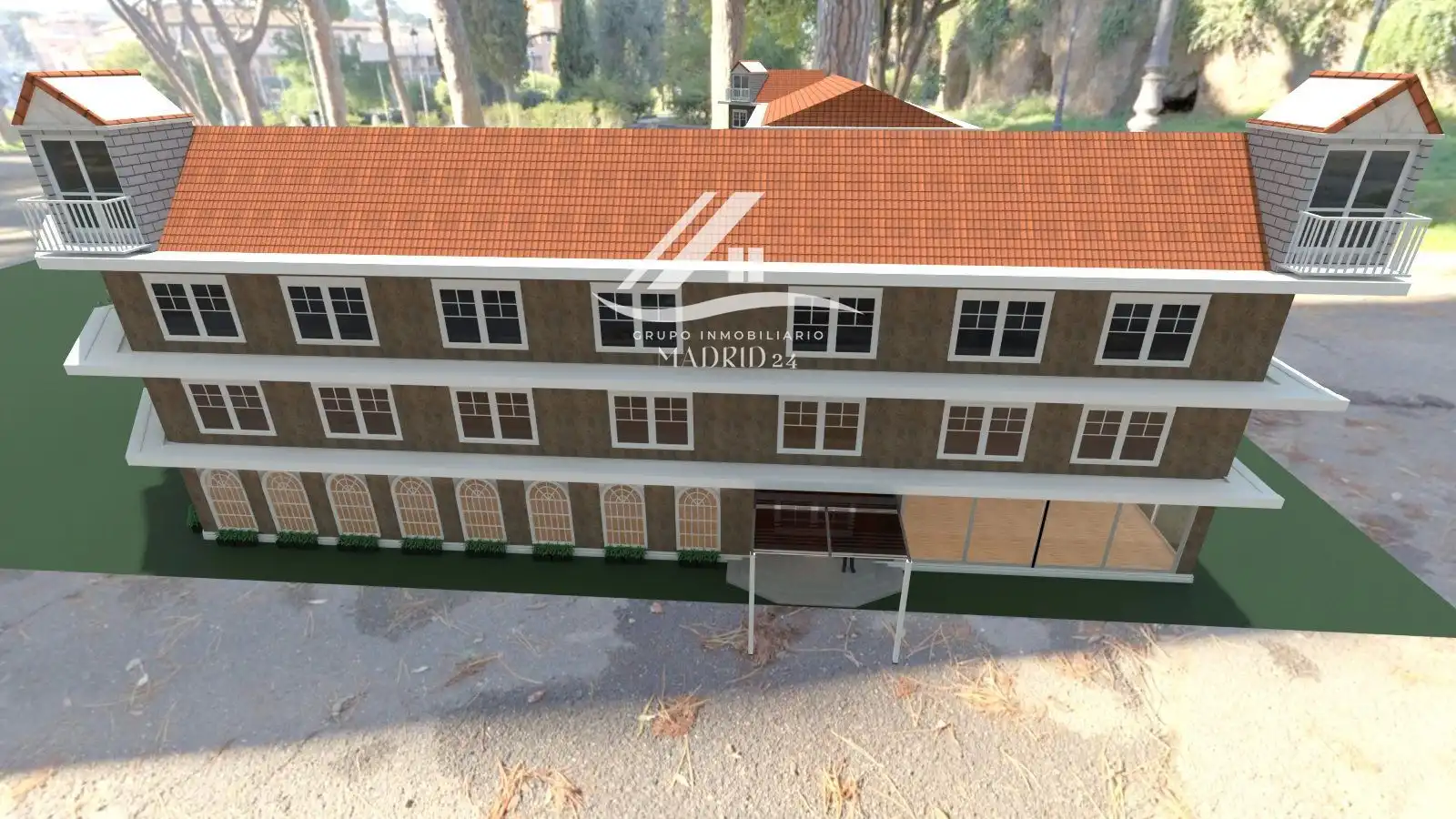 Vista exterior de Residencial en venda en Caleruega