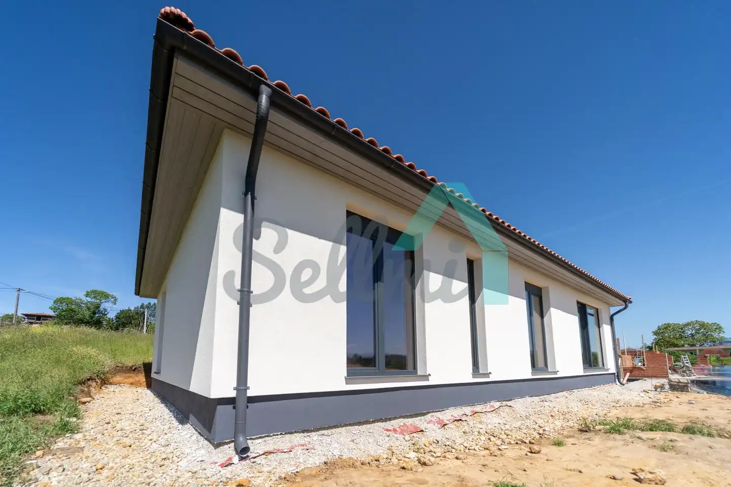 Vista exterior de Casa o xalet en venda en Siero amb Calefacció, Jardí privat i Terrassa