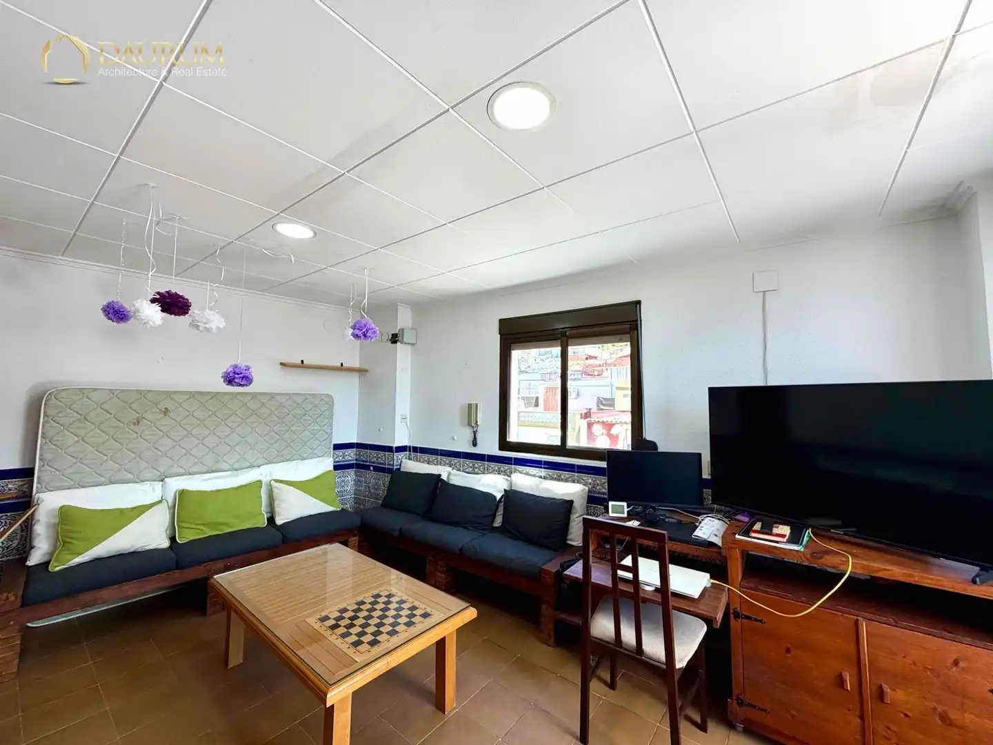 Sala de estar de Casa adosada en venta en Cullera con Aire acondicionado, Terraza y Trastero