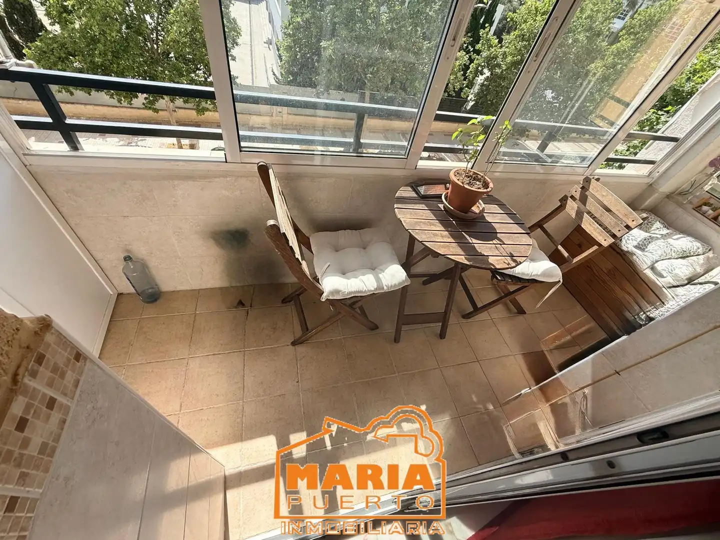 Balcony of Flat for sale in Málaga  with Air Conditioner