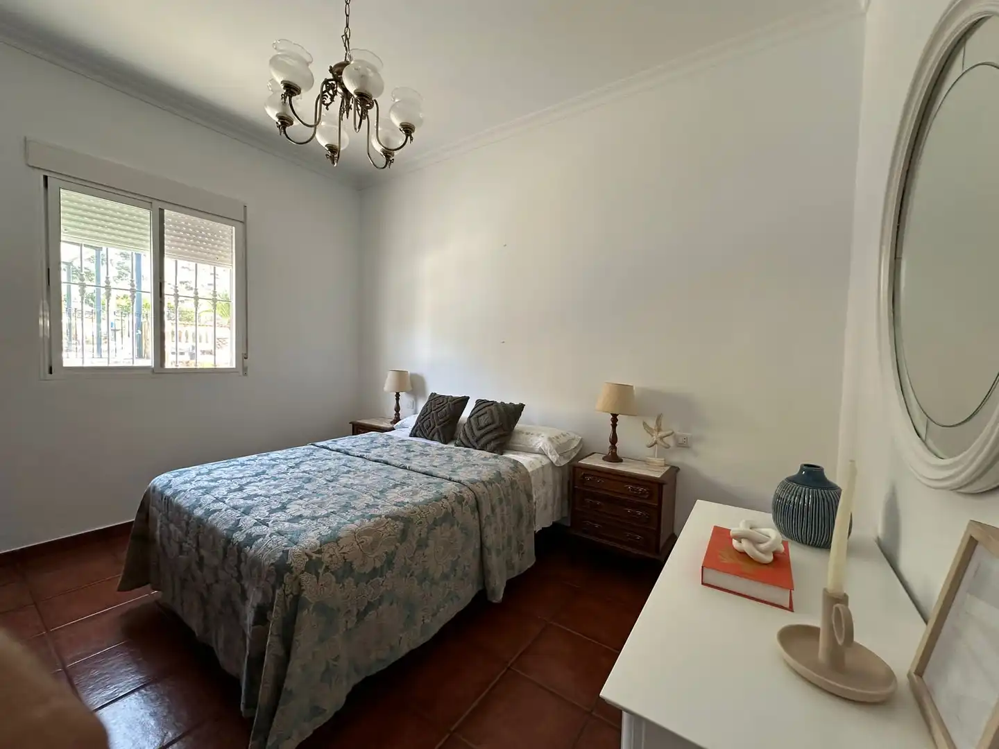 Dormitori de Casa o xalet en venda en Magacela amb Jardí privat, Terrassa i Piscina