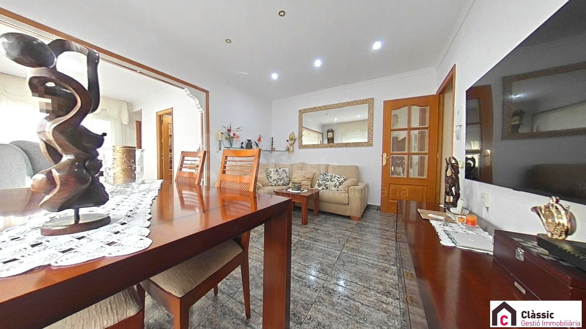 Living room of Single-family semi-detached for sale in Terrassa  with Heating and Terrace