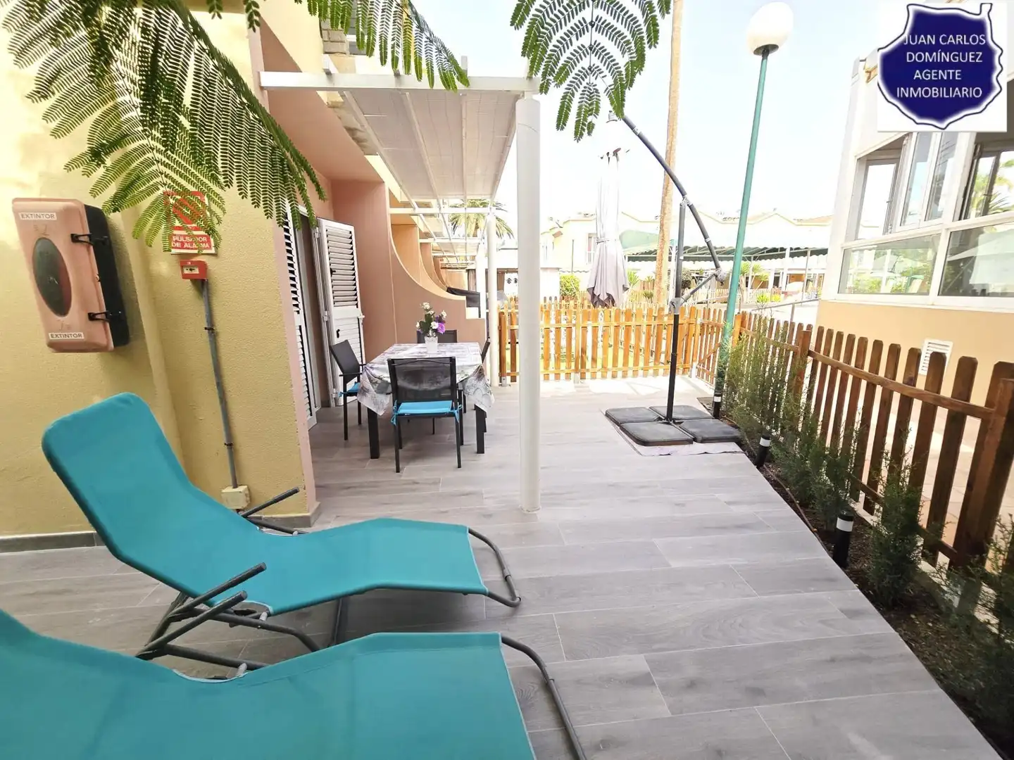 Terrace of Houses for rent in San Bartolomé de Tirajana  with Air Conditioner, Terrace and Furnished