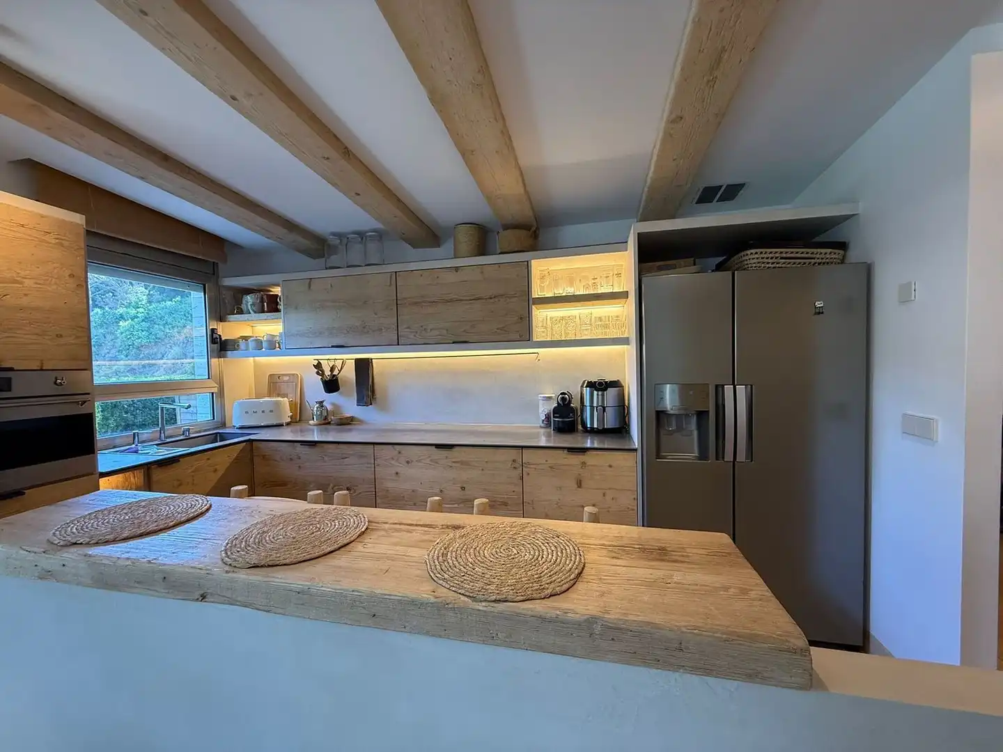 Kitchen of Flat for rent in Castell d'Aro, Platja d'Aro i s'Agaró  with Air Conditioner, Private garden and Terrace