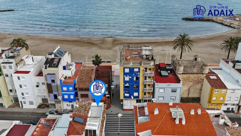 Parkplatz von Einfamilien-Reihenhaus zum Verkauf in Torreblanca mit Klimaanlage, Terrasse und Möbliert