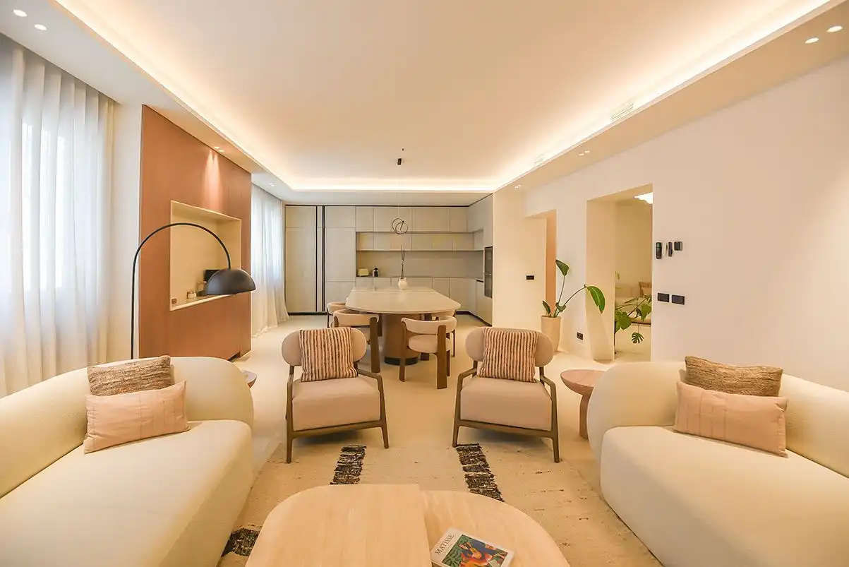 Sala de estar de Piso en venta en Barrio de Salamanca