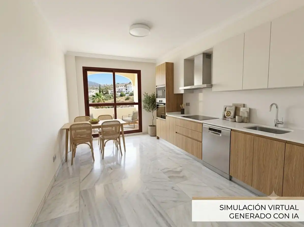 Cocina de Piso en venta en Benalmádena con Terraza