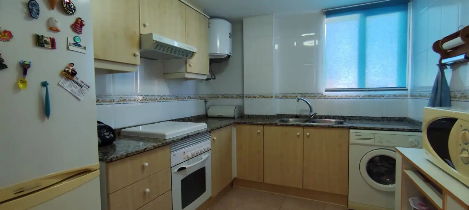 Kitchen of Flat for rent in Canet d'En Berenguer  with Air Conditioner, Private garden and Terrace