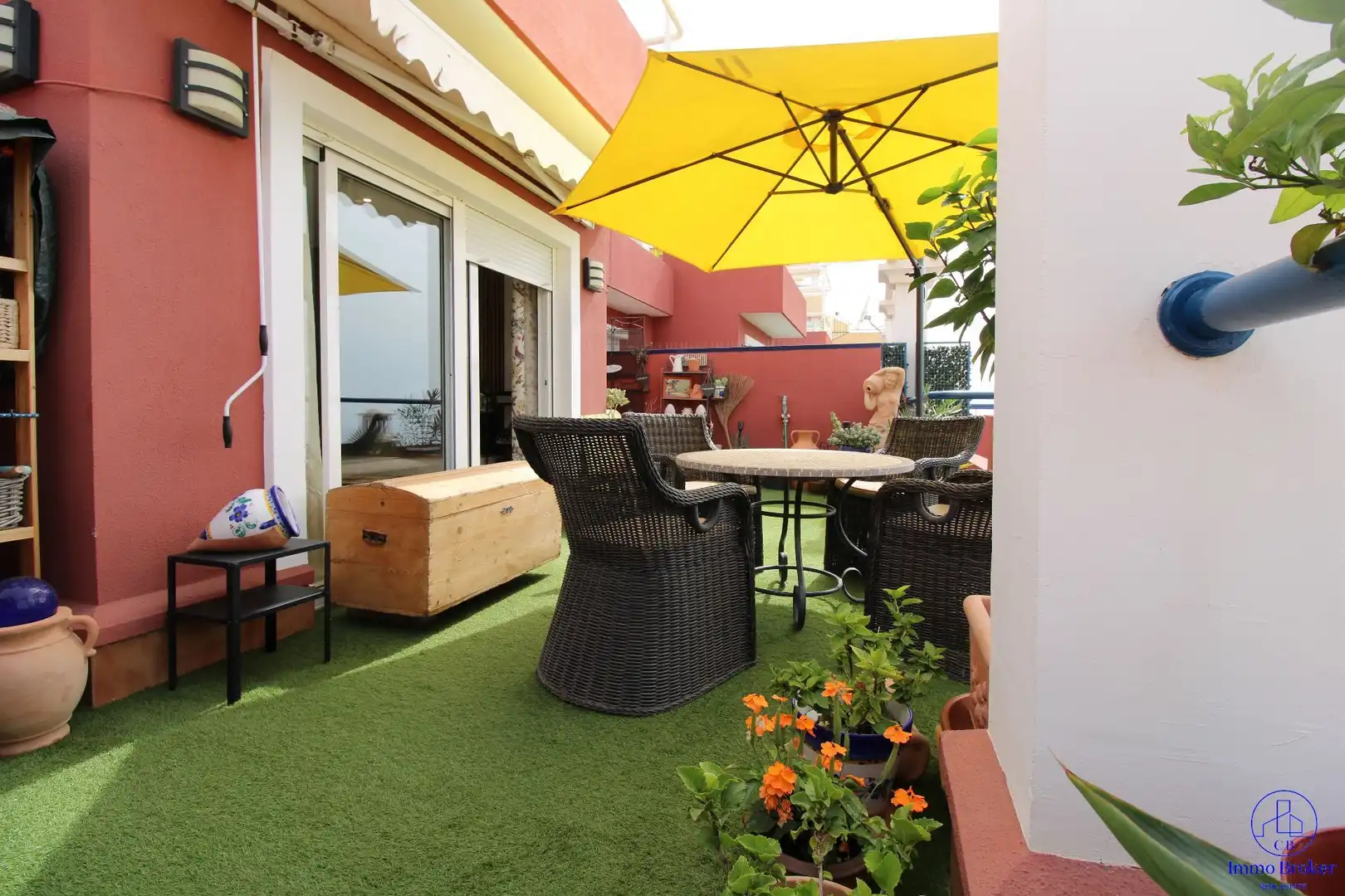 Terrasse von Wohnung zum Verkauf in Adeje mit Abstellraum und Gemeinschaftspool
