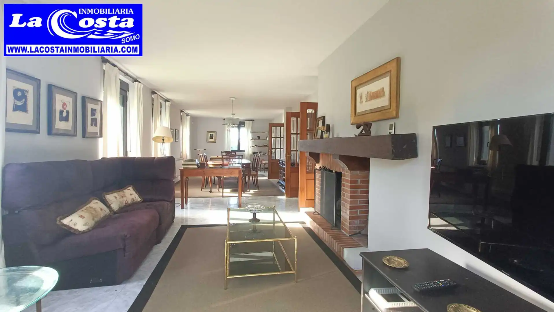 Wohnzimmer von Haus oder Chalet zum Verkauf in Ribamontán al Mar mit Heizung, Privatgarten und Terrasse