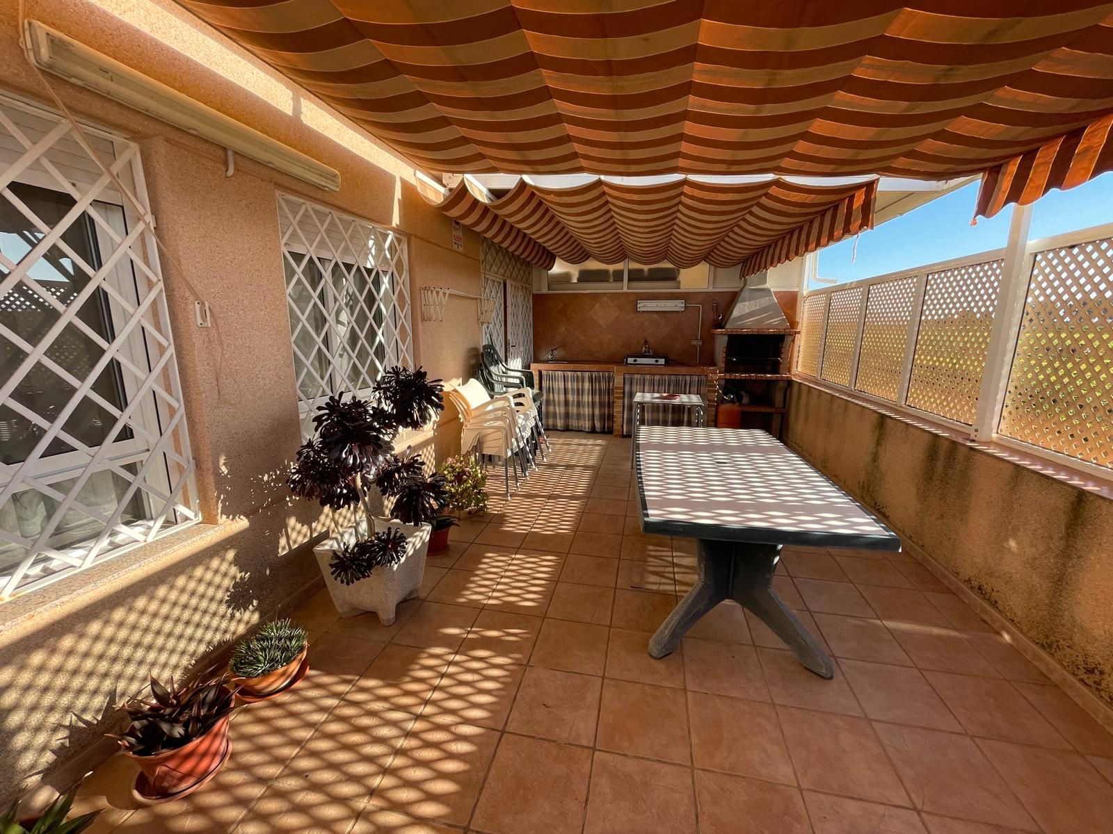 Terraza de Casa adosada en venta en Cartagena con Aire acondicionado, Calefacción y Jardín privado