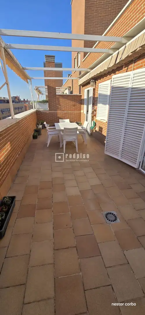 Terrace of Flat for sale in Torrejón de Ardoz  with Heating, Private garden and Parquet flooring