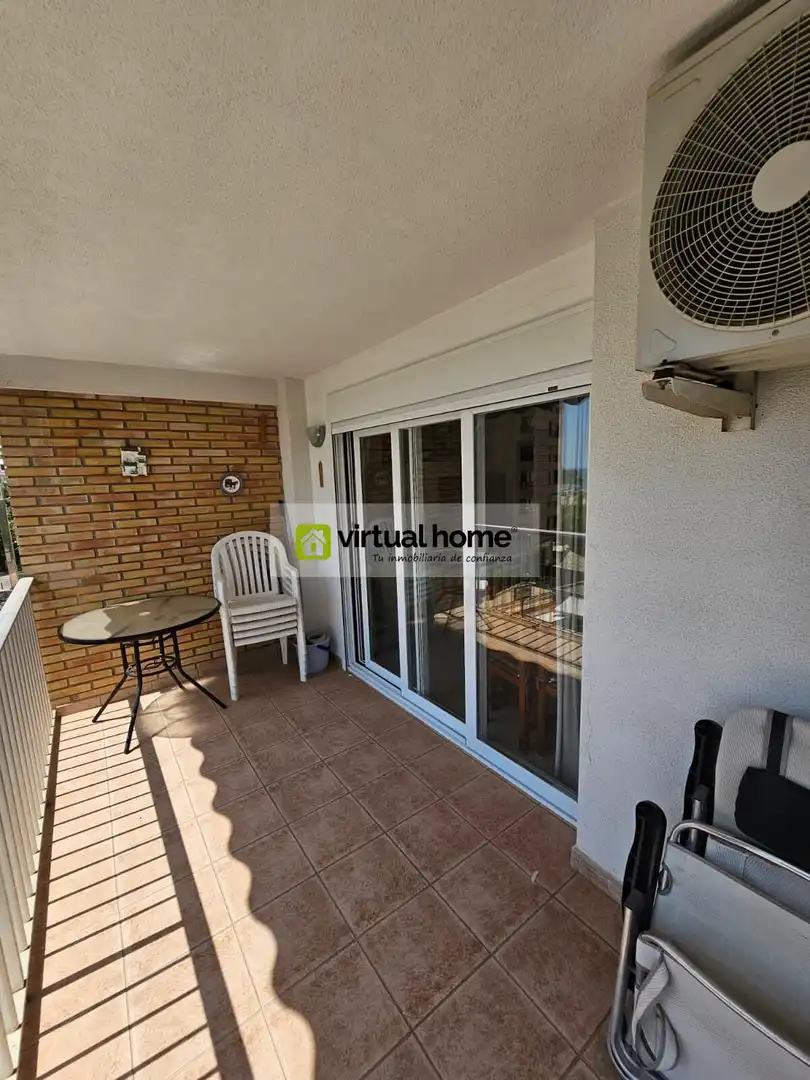 Balcony of Flat for sale in Benidorm  with Air Conditioner, Terrace and Furnished